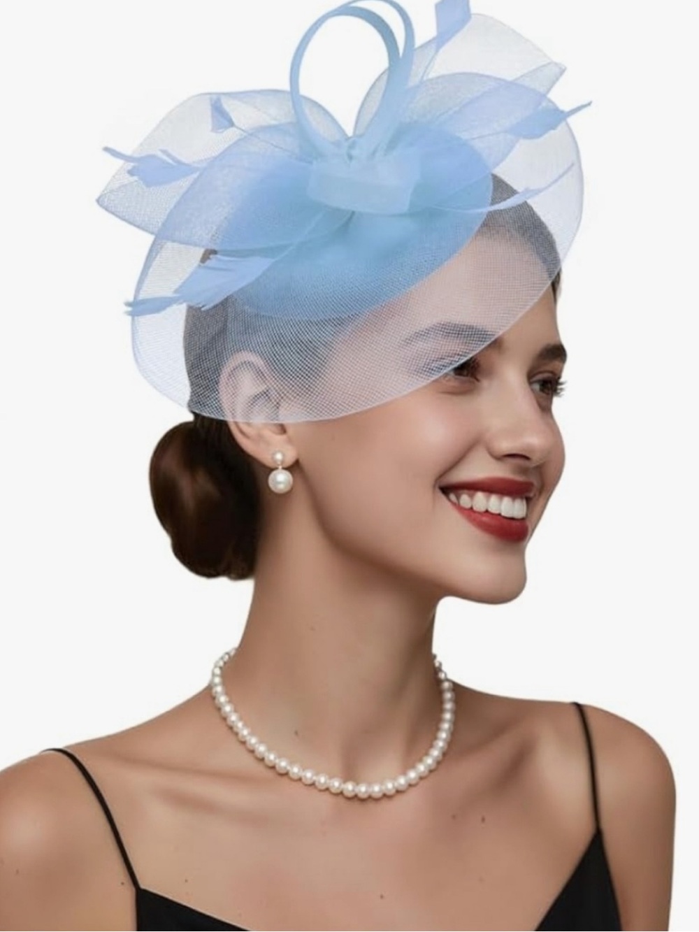 NEW! Baby Blue Kentucky Derby Hat